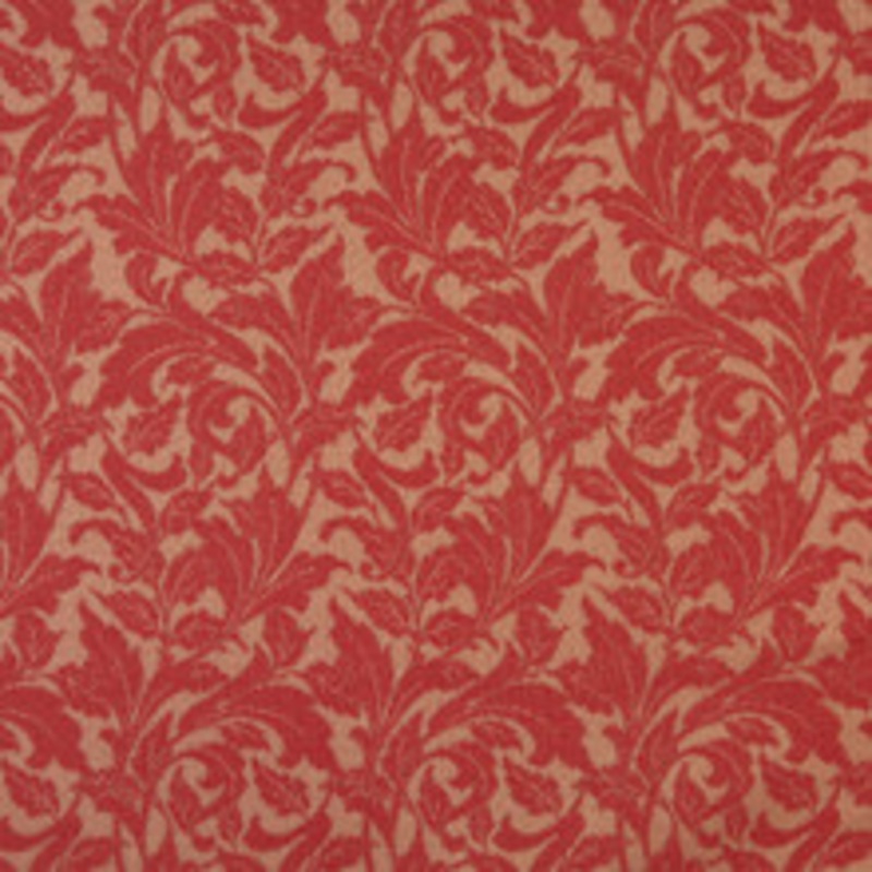 Charlotte Fabric 6606 Ruby/Leaf