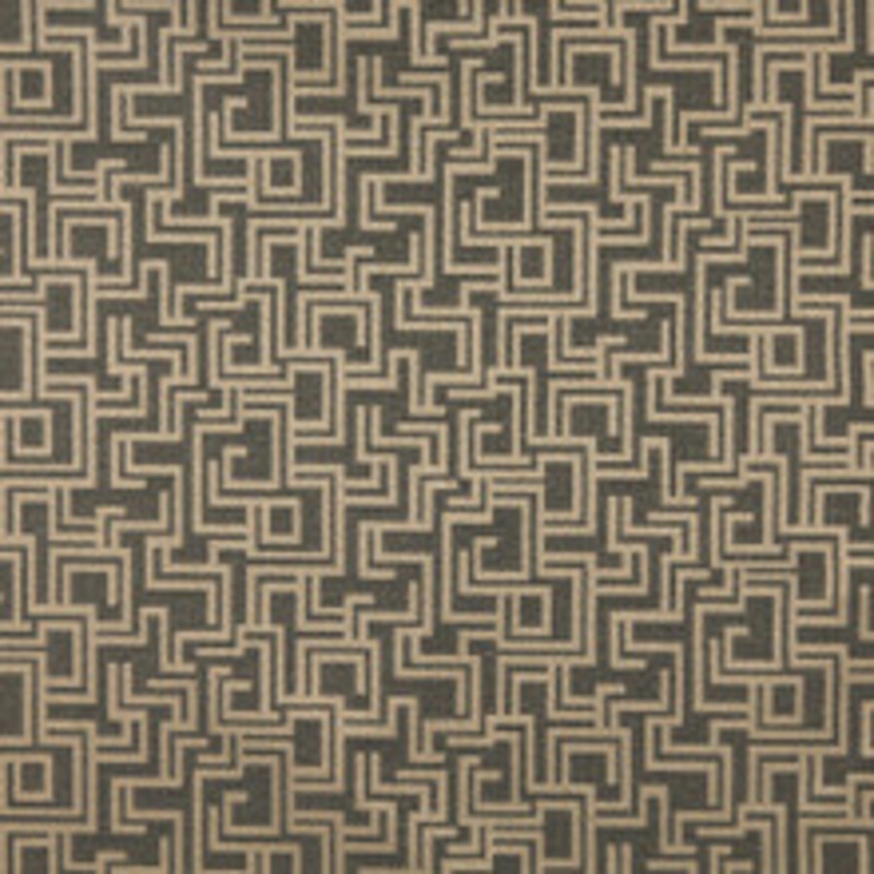 Charlotte Fabric 6639 Cafe/Geometric