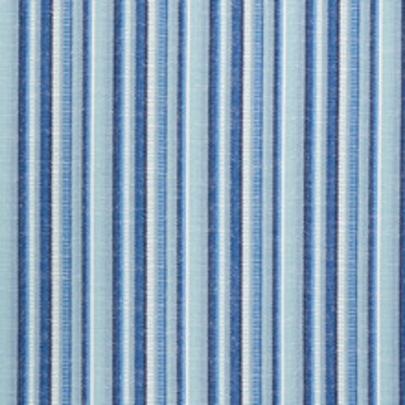 Schumacher Fabric Primavera Stripe Sea 73112