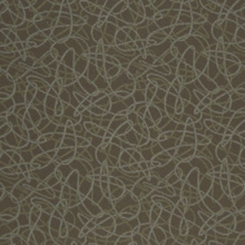 Charlotte Fabric D931 Squiggles/Chocolate