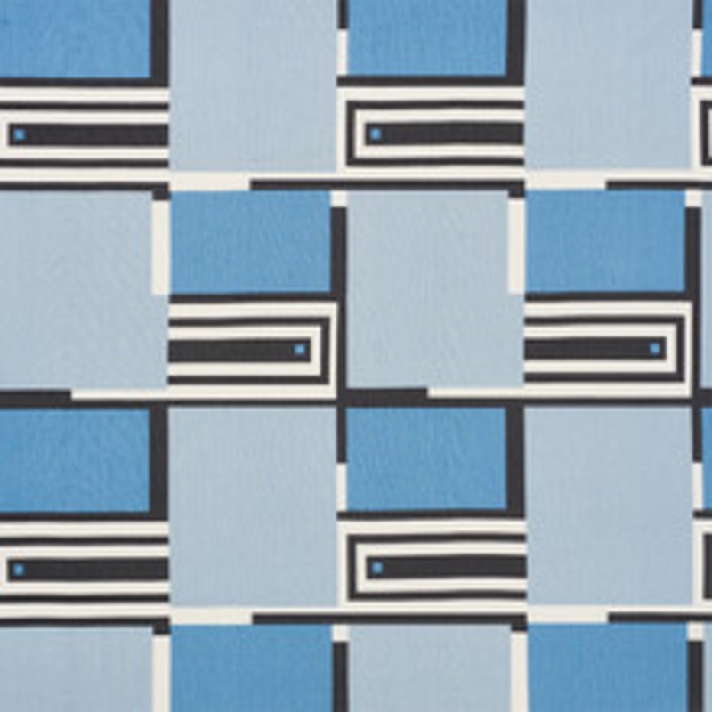 Schumacher Fabric Design 101 Blues 176862