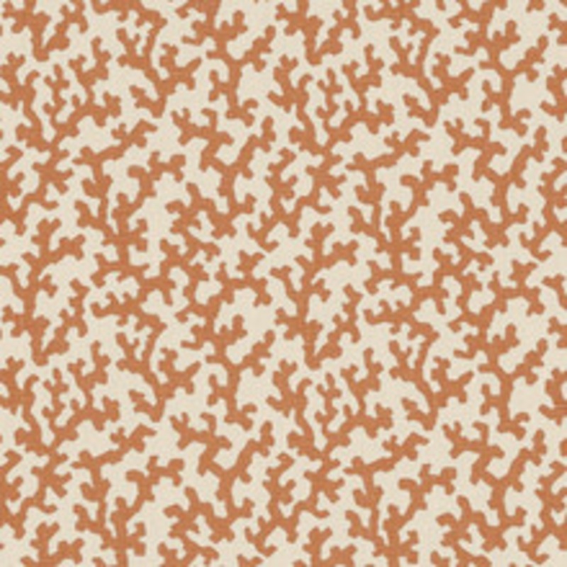 Schumacher Fabric Folly Burnt Orange 176126