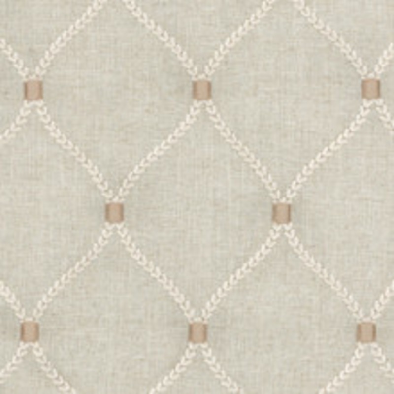 Williamsburg Fabric Deane Embroidery Flax 700094