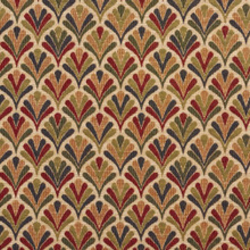 Charlotte Fabric 1976 Ecru Fan