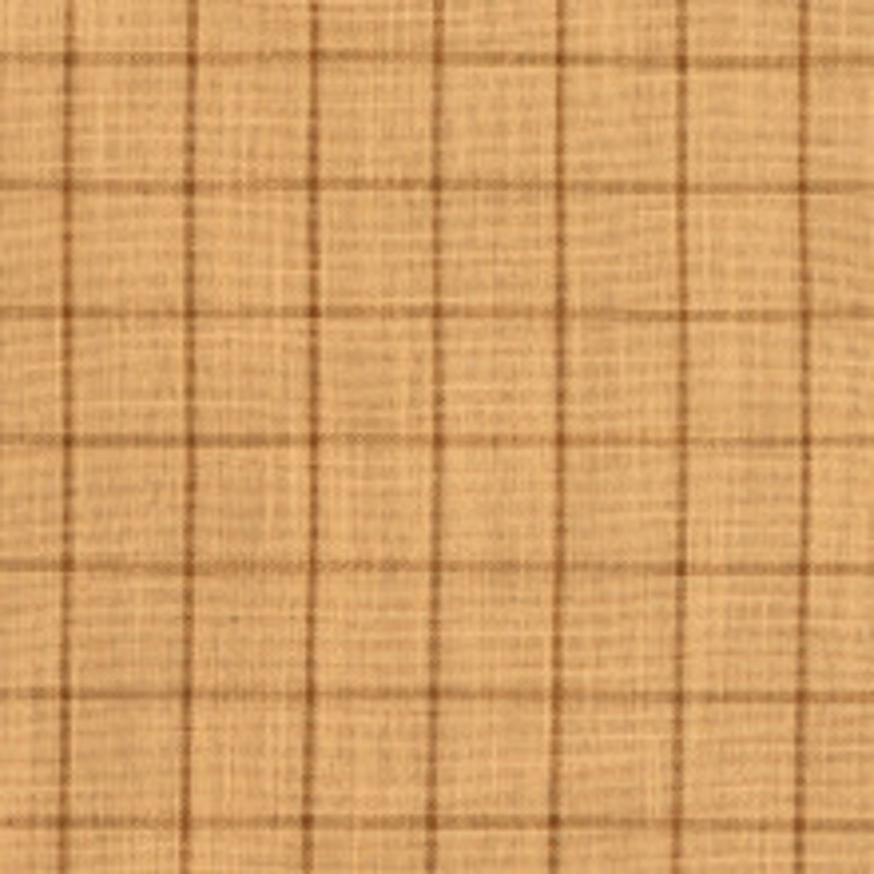 Charlotte Fabric D121 Wheat Checkerboard