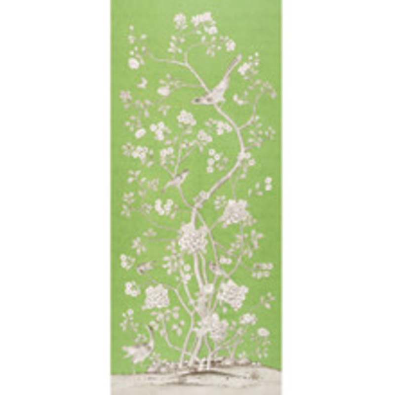 Schumacher Fabric Chinois Palais Lettuce 175040