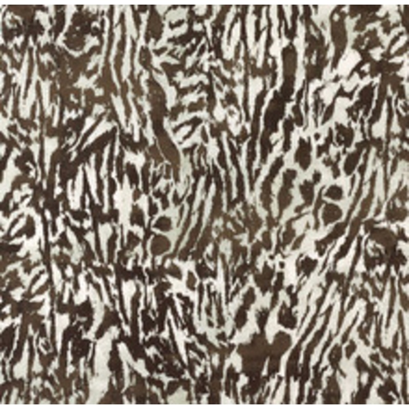 Schumacher Fabric Feline Darkwood 175992
