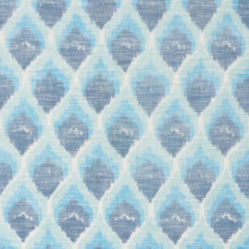 Schumacher Fabric Odisha Ikat Blues 72641