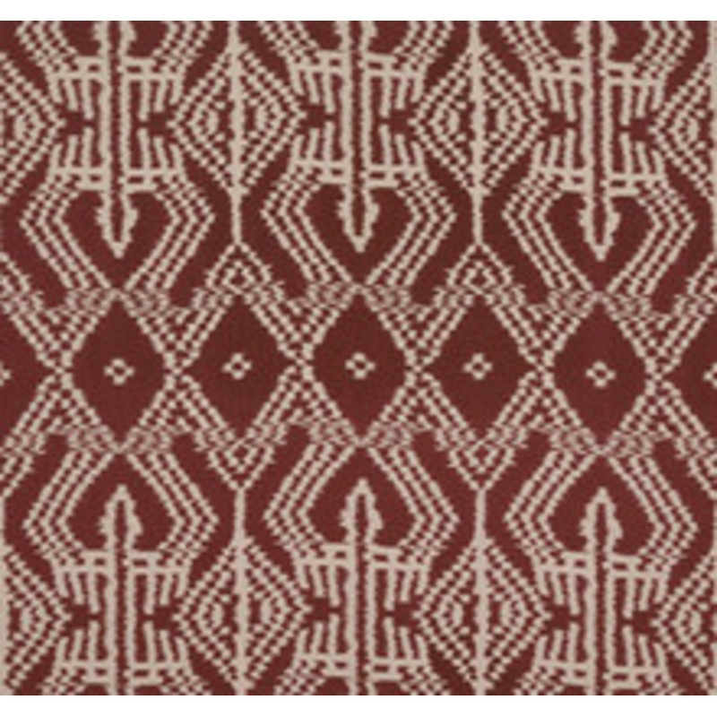 Schumacher Fabric Asaka Ikat Raisin 176092