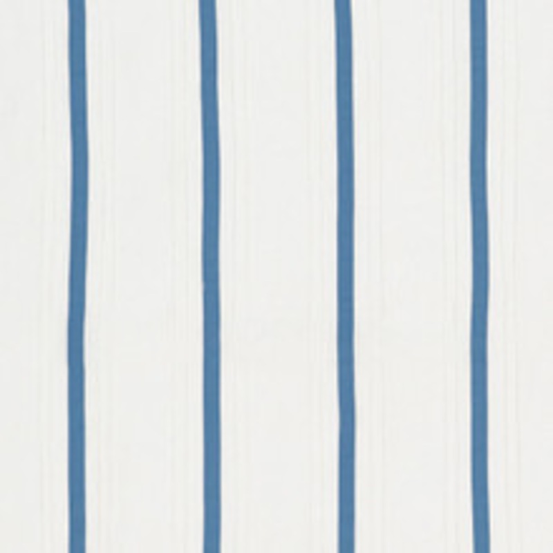 Schumacher Fabric Stripe Applique Sheer Blue 75760