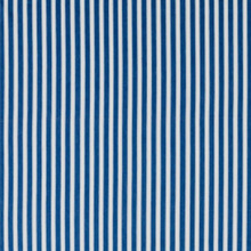 Schumacher Fabric Antique Ticking Stripe Indigo 3475007