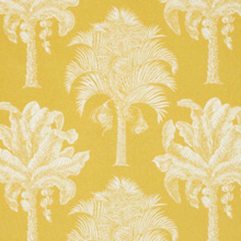 Schumacher Fabric Grand Palms Gold 178001