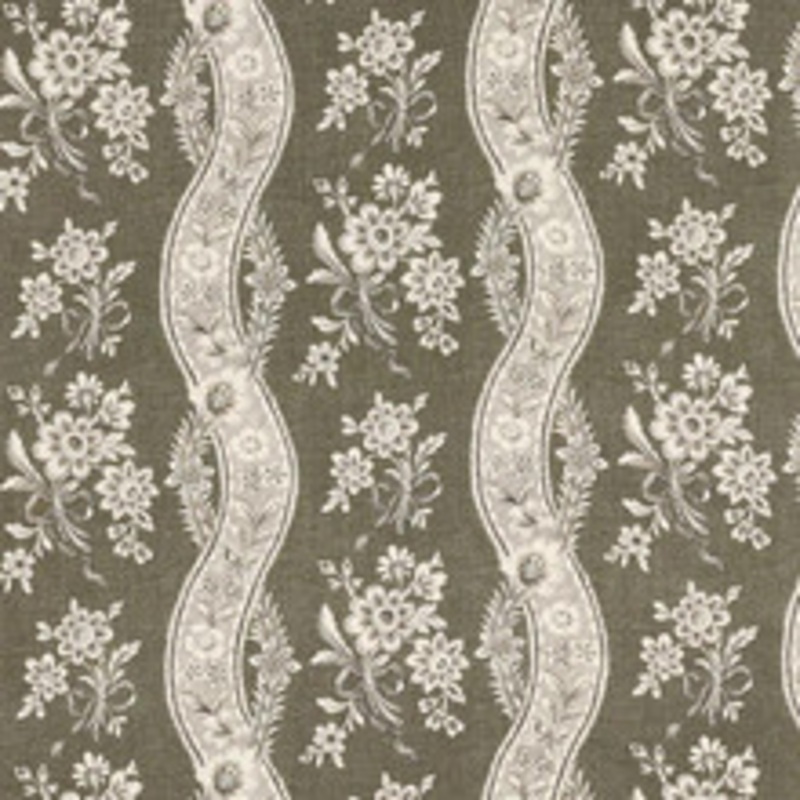 Schumacher Fabric Le Castellet Brun 175983