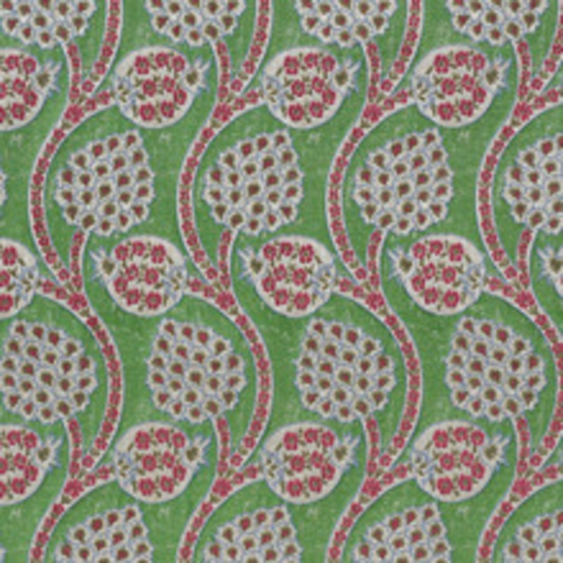 Schumacher Fabric Persephone Verdant 72001