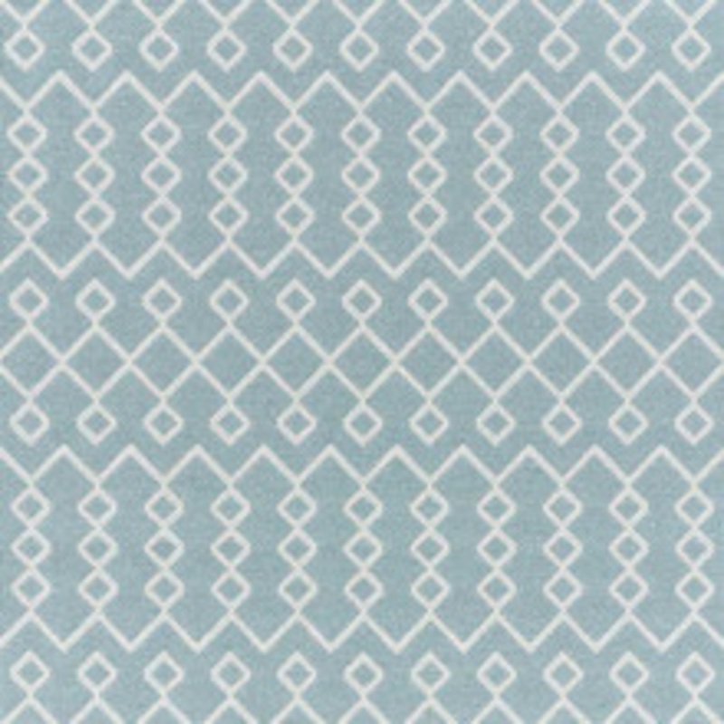 Schumacher Fabric Bricolette Sky 72111