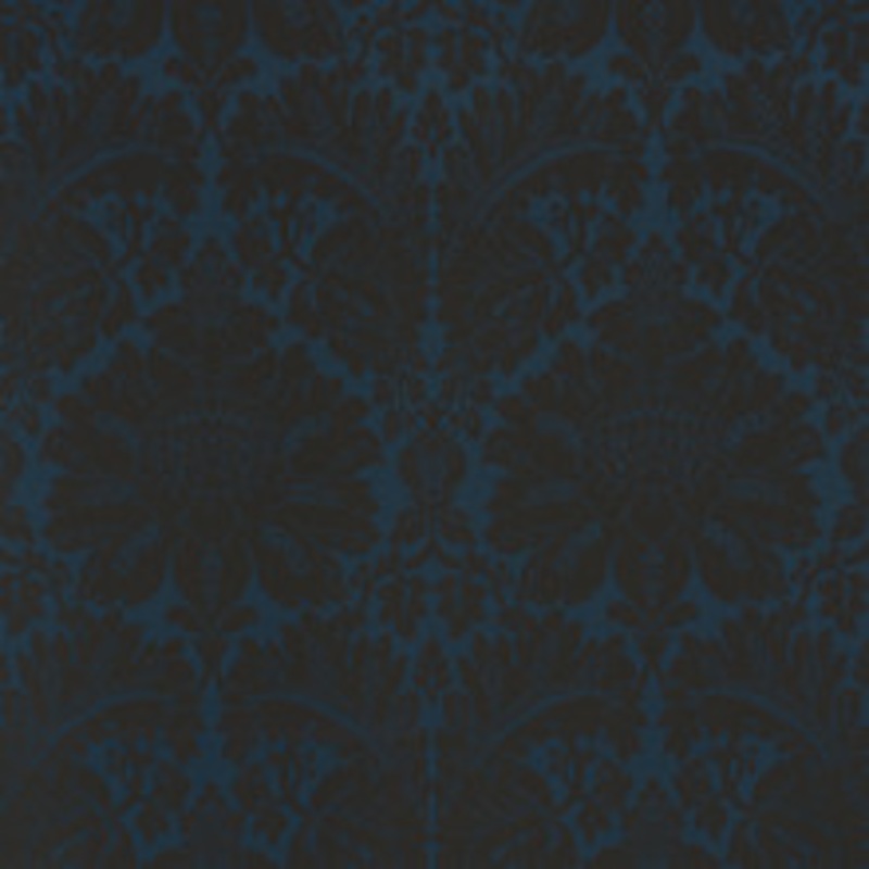 Schumacher Fabric Maggiore Damasco Midnight 71280