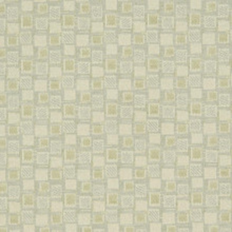 Charlotte Fabric D922 Squares/Buff