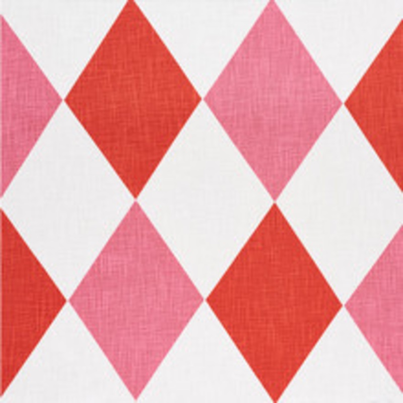 Schumacher Fabric Maximus Red & Pink 177801