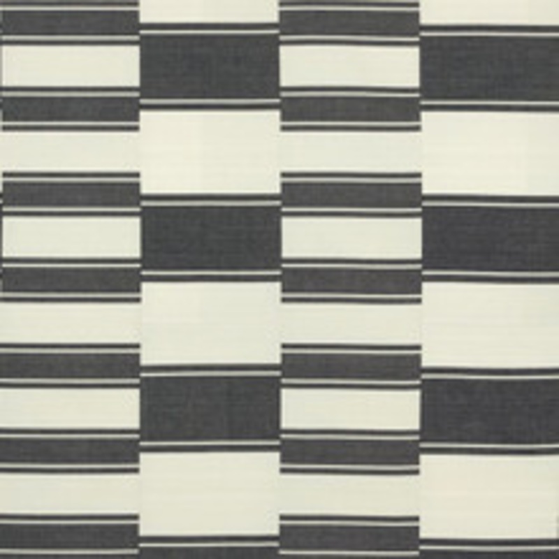 Schumacher Fabric Nomad Black 69980