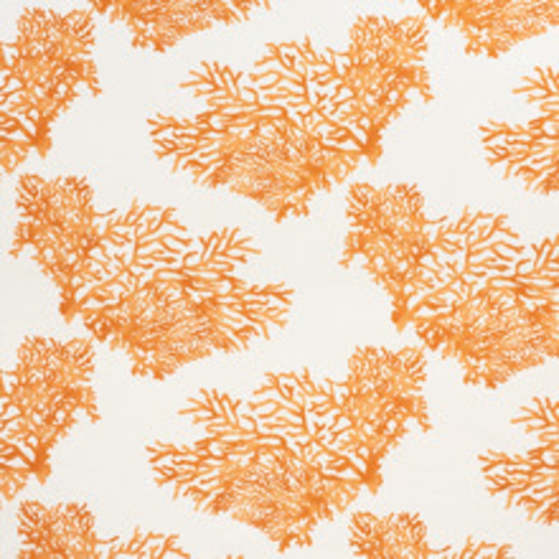 Schumacher Fabric Great Barrier Reef Orange 175366