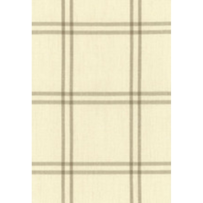 Schumacher Fabric Luberon Plaid Greige 55711