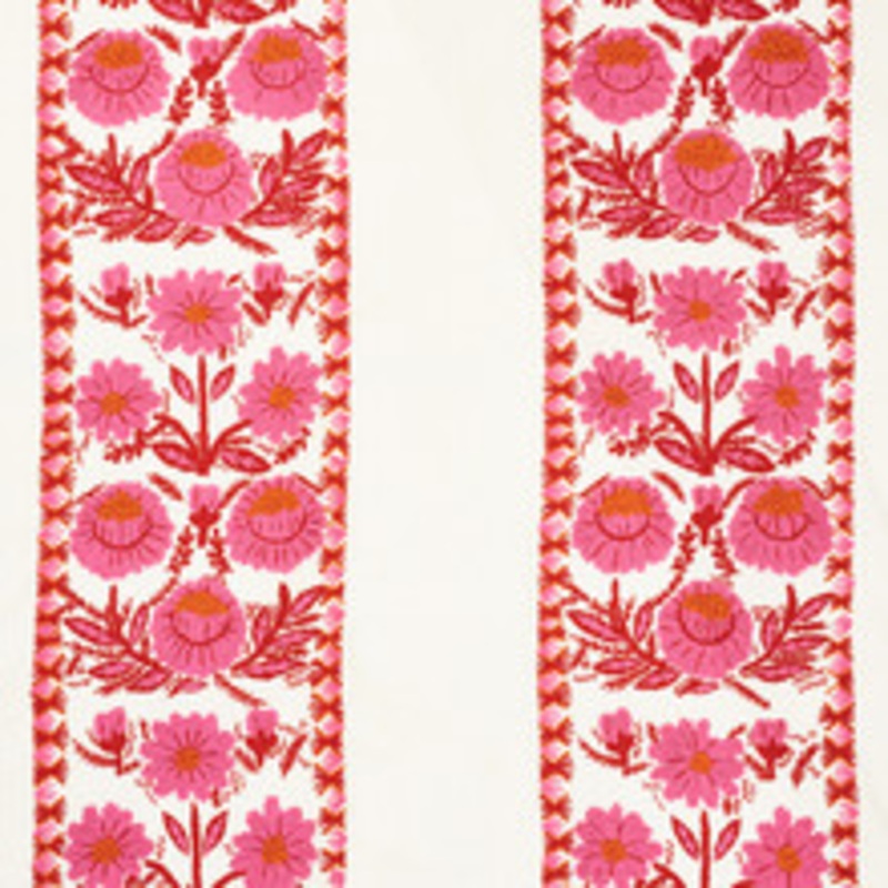 Schumacher Fabric Marguerite Embroidery Blossom 72331