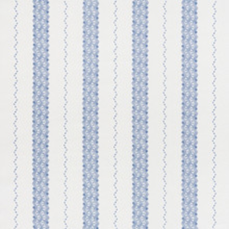 Schumacher Fabric Nauset Stripe Indigo 177700