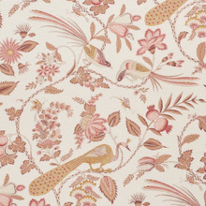 Schumacher Fabric Campagne Rose & Ochre 175955