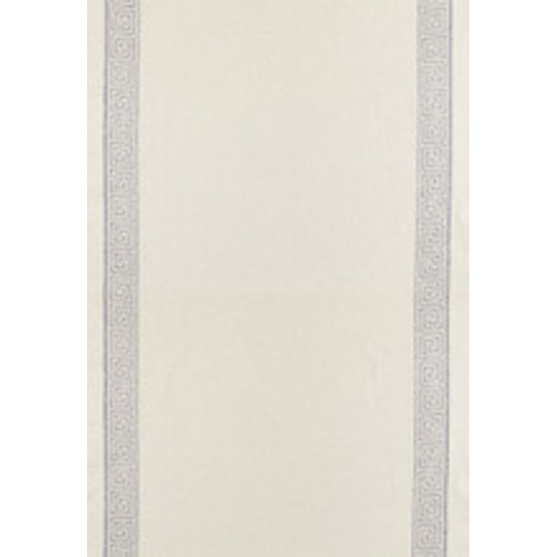 Schumacher Fabric Greek Key Embroidery Ii Zinc 65251