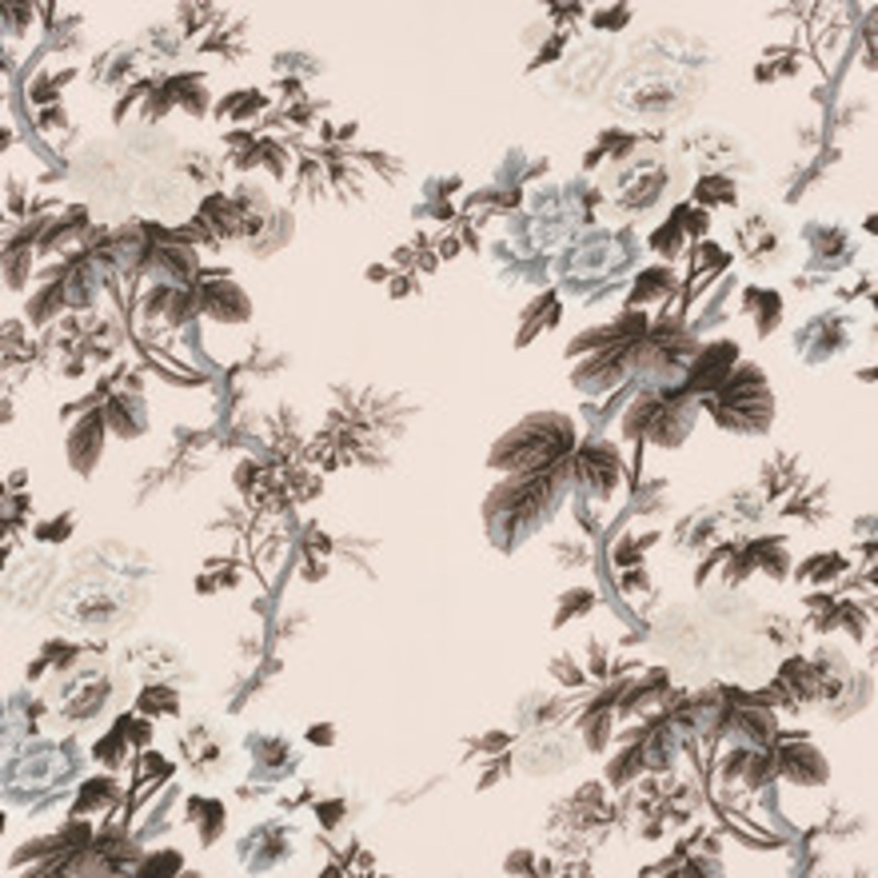 Schumacher Fabric Pyne Hollyhock Blush 174454