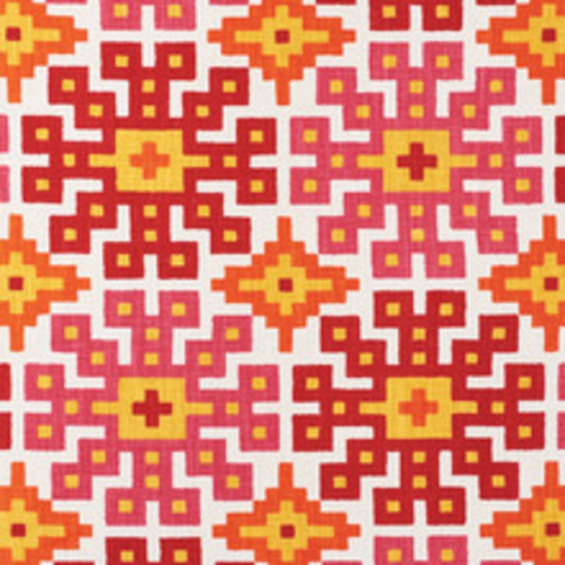Schumacher Fabric Palmetto Print Tropical 177453