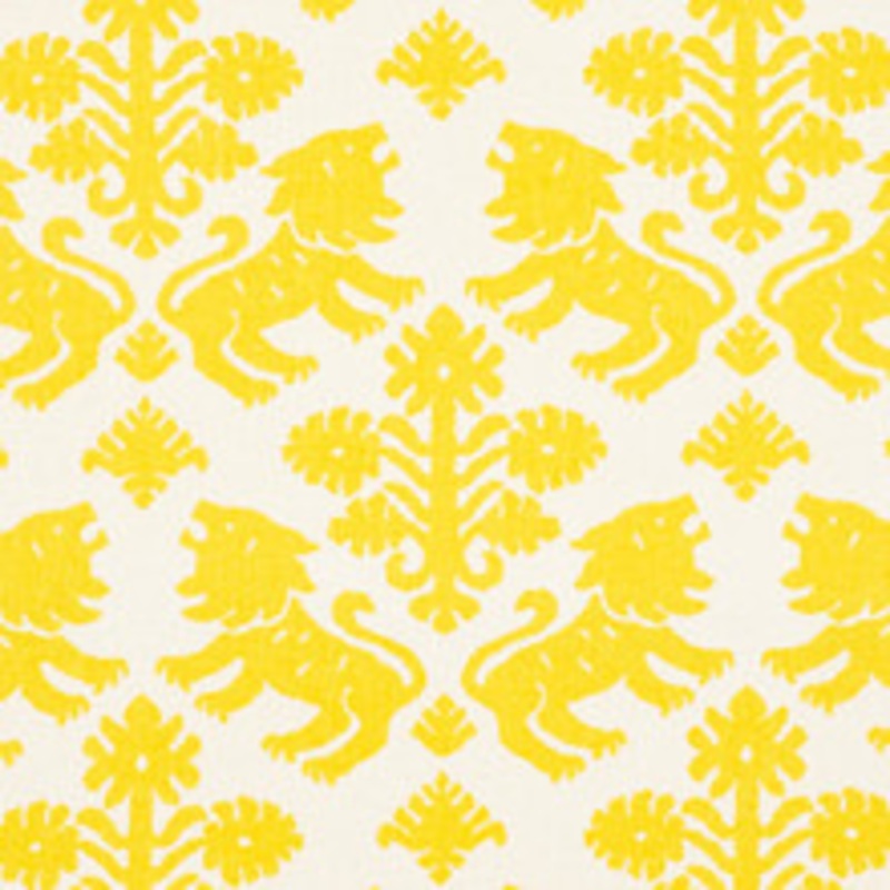 Schumacher Fabric Regalia Yellow 177301