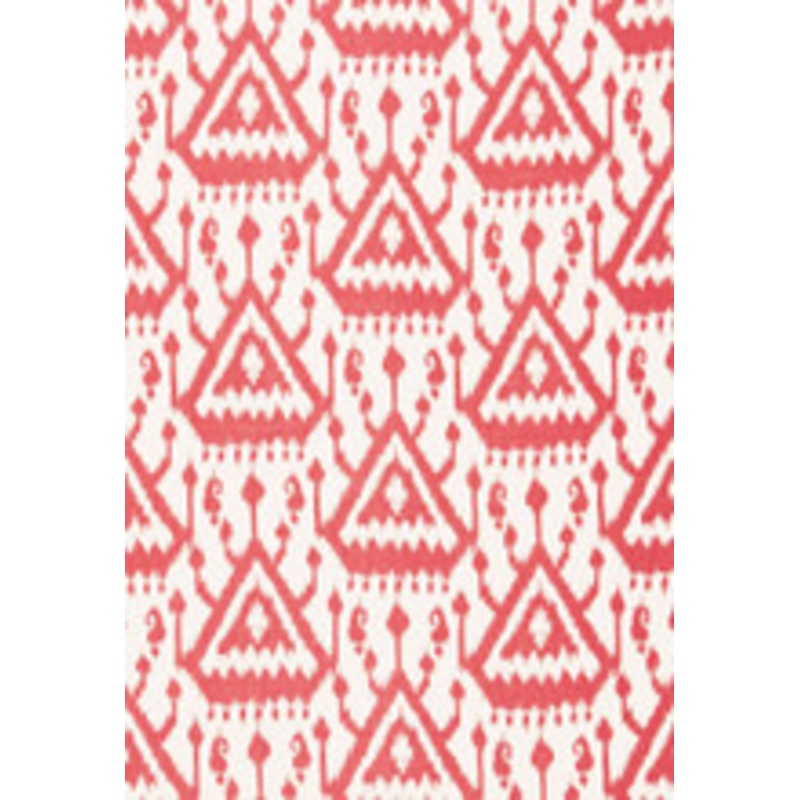 Schumacher Fabric Vientiane Ikat Coral 175020