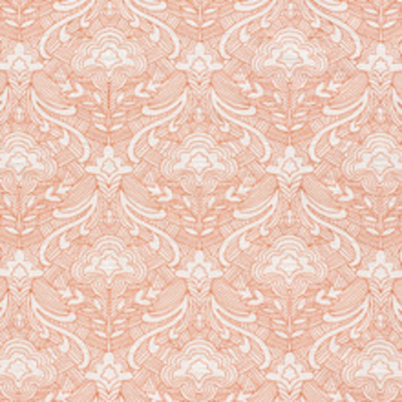 Schumacher Fabric Hendrix Embroidery Orange 76161