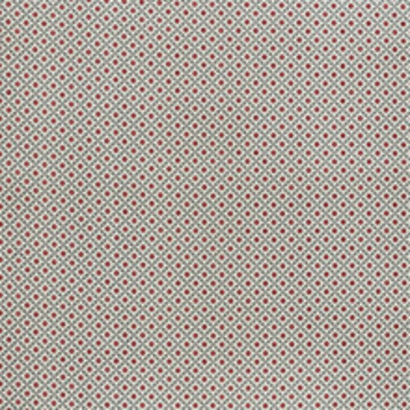 Schumacher Fabric Serendipity Slate & Rouge 176424