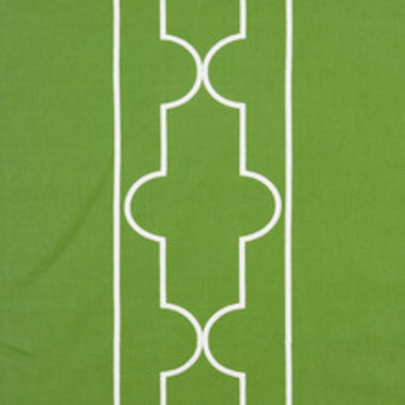 Schumacher Fabric Limitless Lattice Leaf 73070
