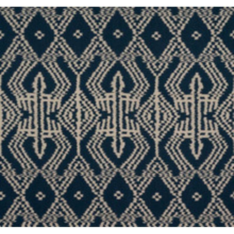 Schumacher Fabric Asaka Ikat Indigo 176095