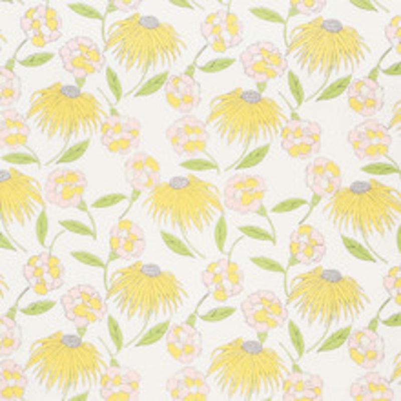 Schumacher Fabric Bouquet Toss Pink Lemonade 177851