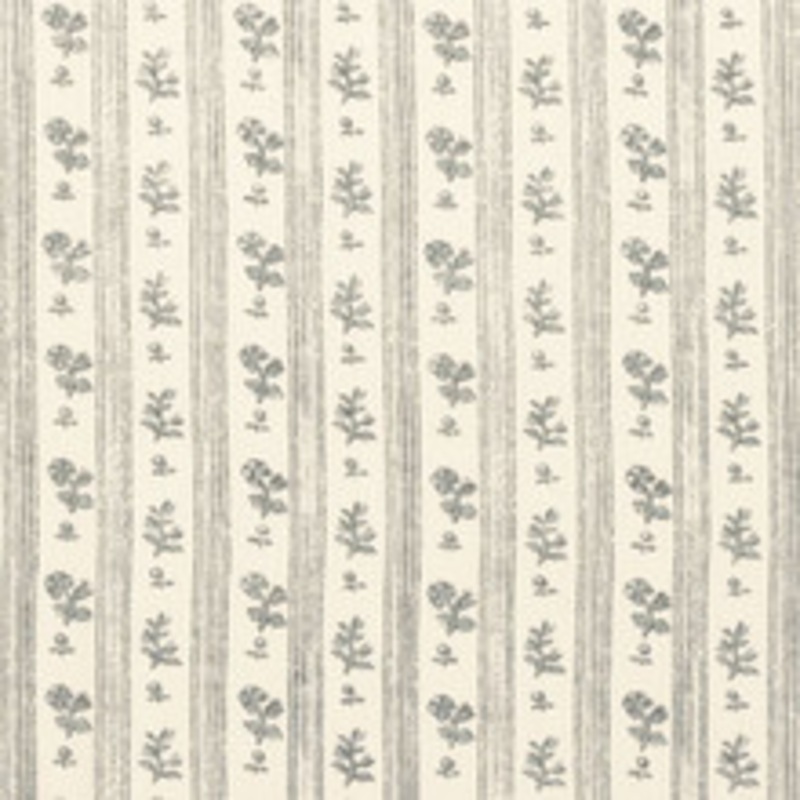 Schumacher Fabric Cabanon Stripe Gris 175961