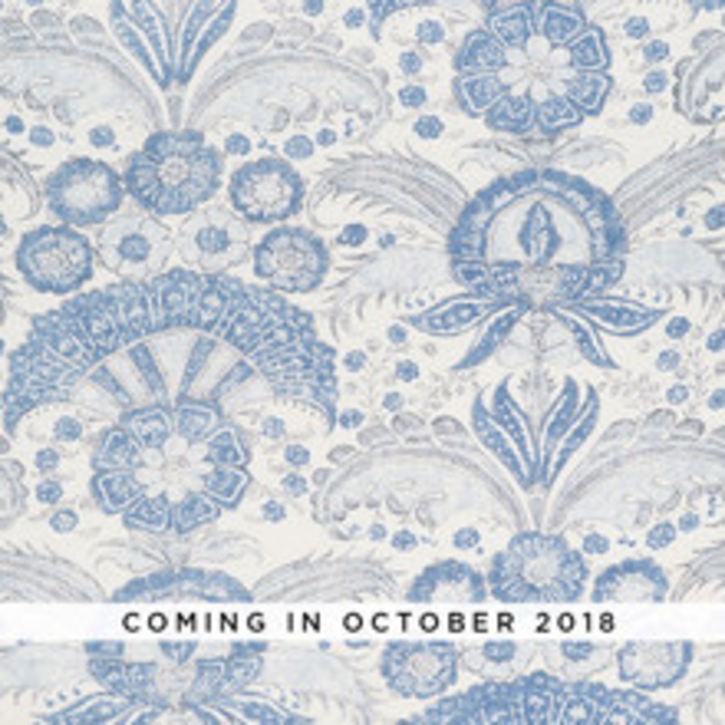 Schumacher Fabric Calicut Delft 178100