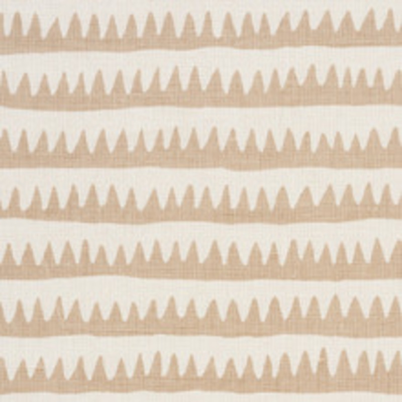 Schumacher Fabric Corfu Stripe Sand 177972