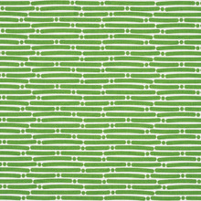 Schumacher Fabric Dot Dash Green 177102