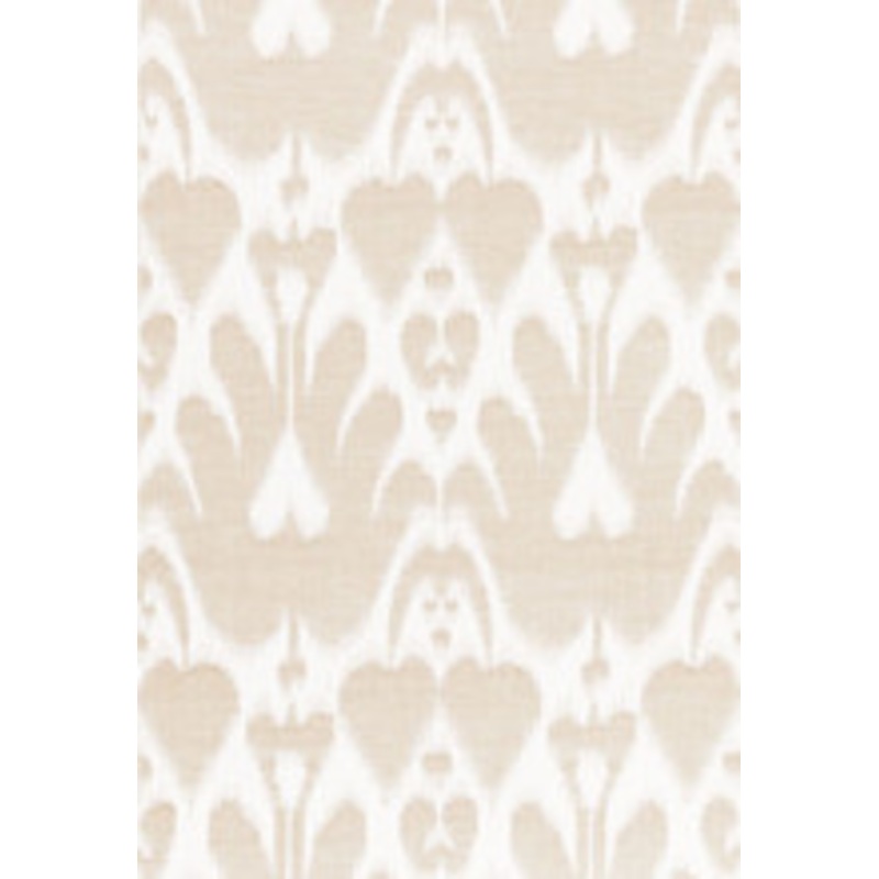 Schumacher Fabric Lela Cotton Ikat Sand 68582