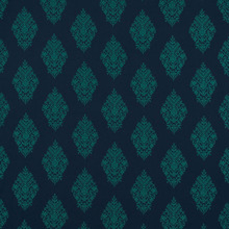 Schumacher Fabric Zinda Embroidery Aegean 70223