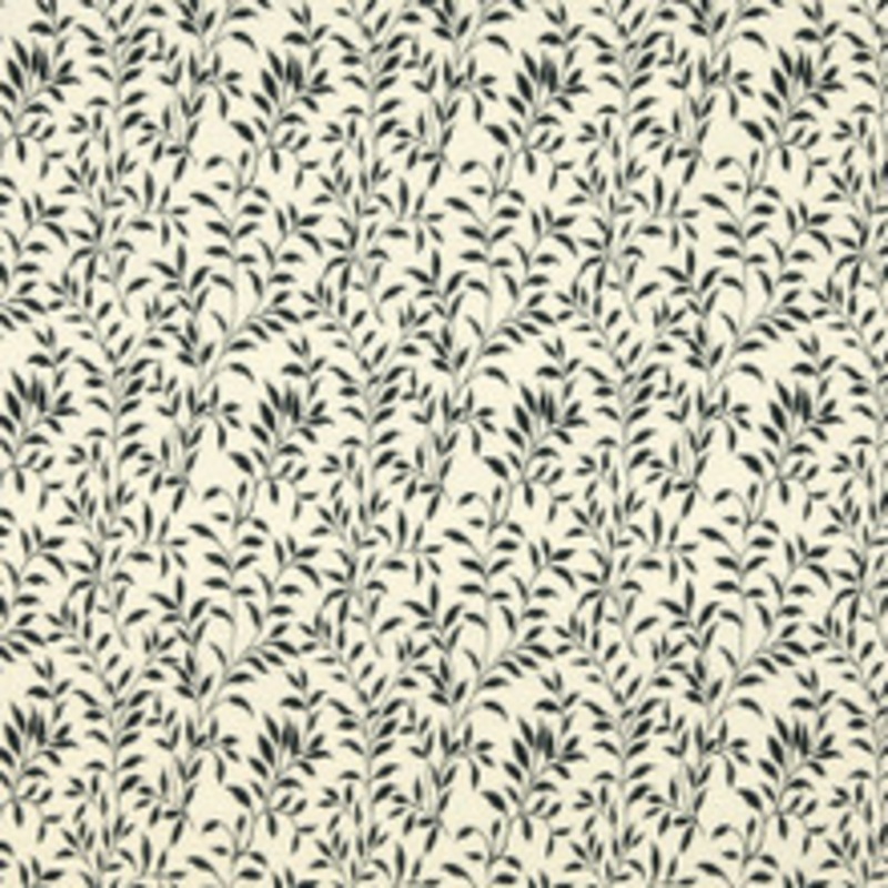Charlotte Fabric 6409 Onyx Leaf