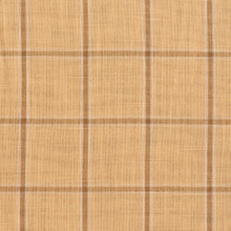 Charlotte Fabric D135 Wheat Windowpane