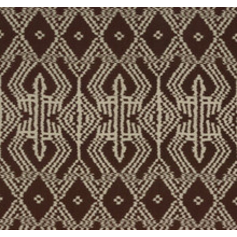 Schumacher Fabric Asaka Ikat Espresso 176093