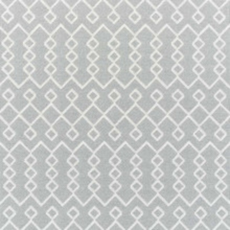 Schumacher Fabric Bricolette Grey 72112