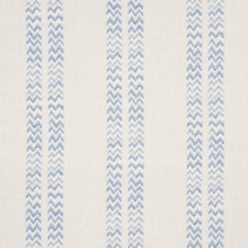 Schumacher Fabric Kudu Stripe Blue 69971