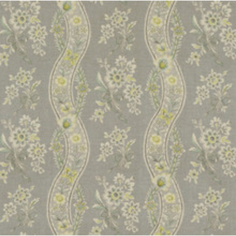 Schumacher Fabric Le Castellet Grisaille & Jonquil 175981